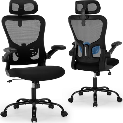 Ergonomic Mesh Desk Chair with Headrest