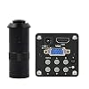 Lab Microscope Accessories 14MP 1080P HDMI VGA Digital Video Microscope Camera 100X 130X 180X 200X 300X 500X C Mount Lenswith 100X