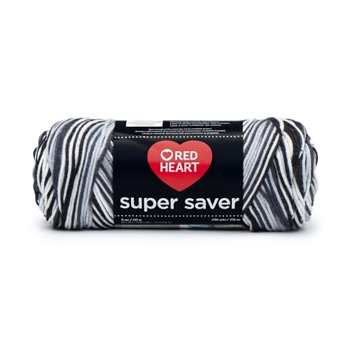 Image of Red Heart E300.0932 Super Saver Yarn, Zebra Print