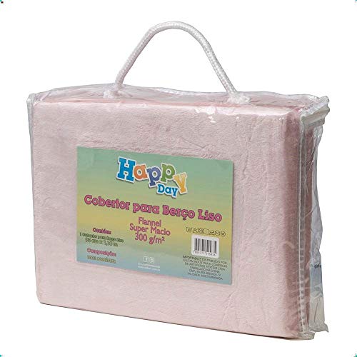 Cobertor Berço Happy Day Microfibra - Rosa