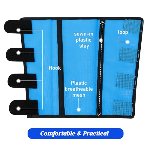 Image of Set of 12 Mesh Fly Boots for Horse Breathable Mesh Horse Boots Protective Horse Leg Loose Wraps Horse Leggings for Preventing Flies and Mosquitoes Bites
