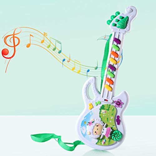 STOBOK 2Pcs Crianças Brinquedo Guitarra Guitarra Elétrica Brinquedo Musical Mini Instrumento de Apre