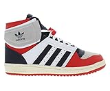 adidas Top Ten De Mens Shoes Size 10, Color: White/Navy/Red