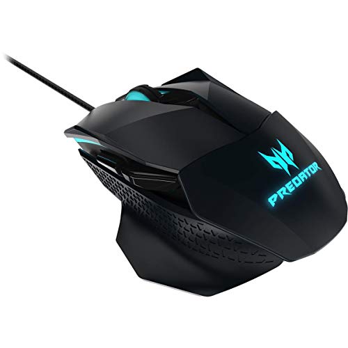 Acer Predator Cestus 500 RGB Gaming Mouse – Dual Omron switches 70M click lifetime, Customizable ambidextrous and ergonomic design, On board memory and programmable buttons