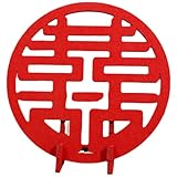 Les décorations du nouvel an chinois, avec leur couleur rouge et leurs délicats motifs et inscriptions « xi », peuvent ajouter une touche d'atmosphère chinoise à votre mariage et à votre signalétique