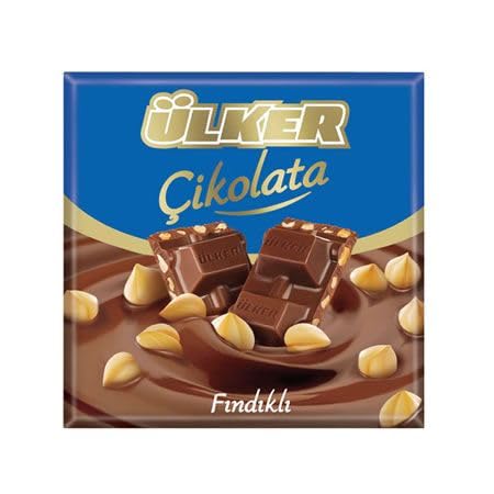 ÜLKER Kare Fındıklı Çikolata, 60 Gr