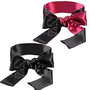 2 stuks satijnen blinddoek, zijden blinddoek slaapmasker oogbedekking voor dames en heren, slaapblinddoeken set…