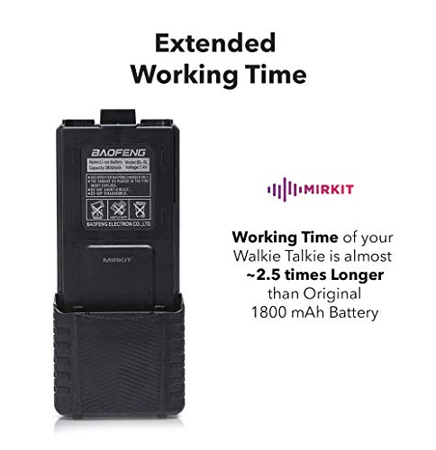 image for Baofeng BL-5 3800mAh Extended Battery Compatible with UV-5R BF-8HP UV-