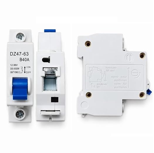 Electric Scooter DC MCB 40A, High-Performance Mini Circuit Breaker for E-Scooters, 40 Amp Protection, 48V/60V/72V DC Safety Switch-image-12