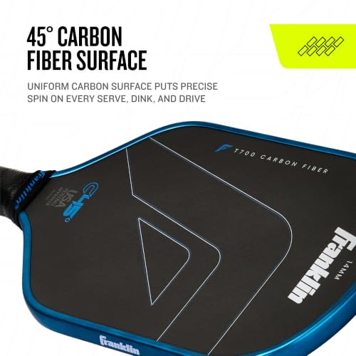 Franklin Sports C45 Carbon Fiber Hybrid Pro Pickleball Paddle - 14mm - Blue - image 5