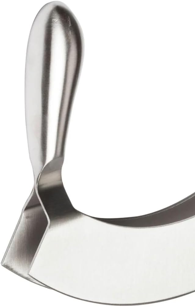 Soro Essentials- Stainless Steel Single Blade Chopper Knife- Versatile Chopping Tool Chopper Vegetable Cutter Onion Choppers Mincing Knife Pizza Cutter for All Kitchen Home Restaurants Needs