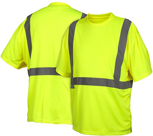 Pyramex Rts2110Npxl Rts21Np Series T-Shirt Hi-Vis Lime - No Pocket - Size Extra Large #TOP2