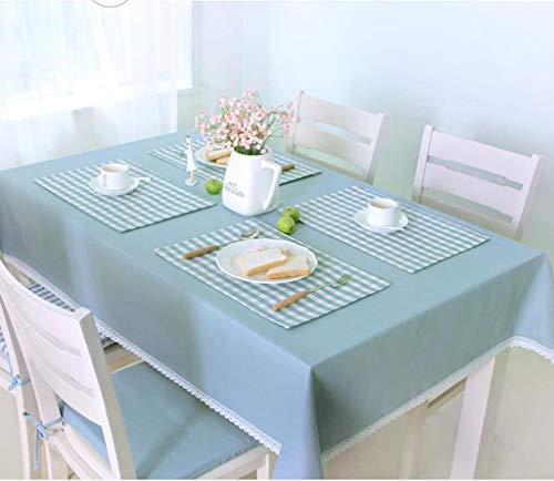 Nappe ronde de salon couleur solide en tissu MU pour table basse