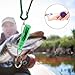 Sunicon 3PCS Fly Fishing Zinger Retractors, Fly Fishing Tool Nylon Cord Stopper Retractable Ring Reel Holder Key Chain for Fishing Climbing Hiking Outdoor Sports (Green)