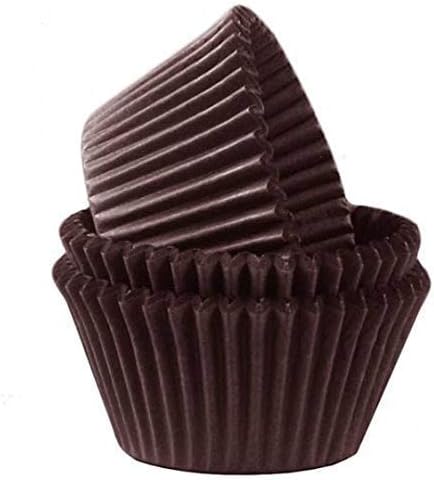 Standard Size Brown Cupcake Paper/Baking Cup/Cup Liners Brown Cupcake Liner(50mmx30mm) Pack of 100 Pcs
