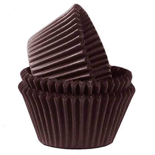 Bakerelation Standard Size Brown Cupcake Paper/Baking Cup/Cup Liners Brown
