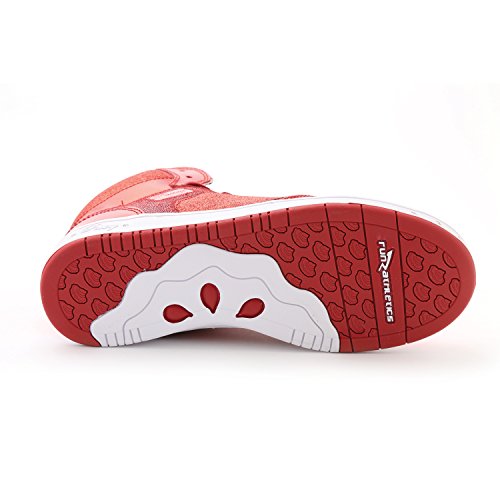 Pastry Glam Pie Glitter Dance Sneakers, Red, Size 6 - Thumbnail 2