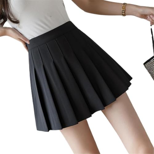 Women's Black A-Line Short Skirt - Summer2