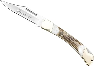 Warden Staghorn Folding Hunting Knife