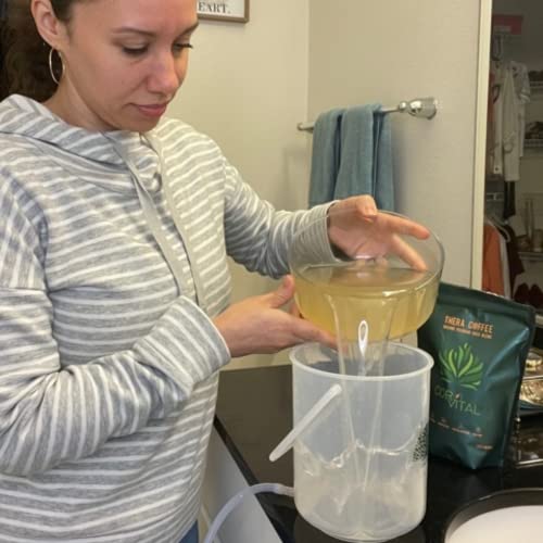 Foto de Kit de enema de café para limpieza de colon - Accesorios completos para enema - Recomendado por Gerson Home Kit de enema - Enema de café orgánico de desintoxicación de colon - Kit de cubo de (imagen 8)