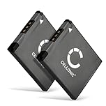 CELLONIC 2x Battery for Camera Compatible with Canon IXUS 285 HS, PowerShot A3500 IS, PowerShot SX430 IS, NB-11L - (600mAh, 3.7V)