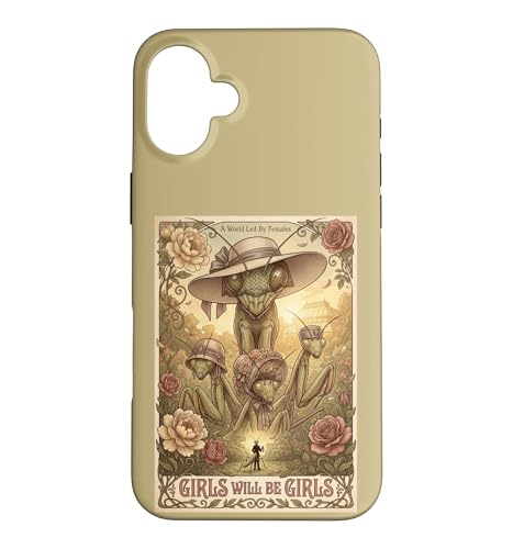 Girls Will Be Girls Prayer Mantis �f��|�X�^�[ �X�}�z�P�[�X iPhone 16 Plus �p
