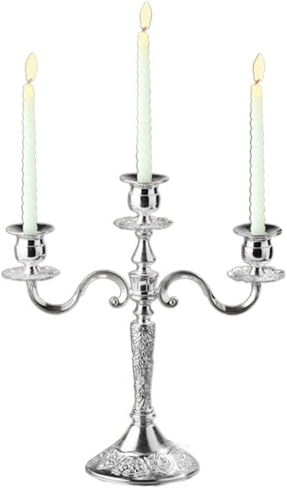 European Retro Nostalgic Alloy Candlestick Pendulum Birthday Party Romantic Wedding Candlelight Dinner