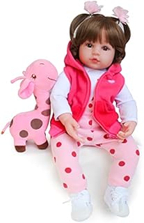 Reborn Baby Dolls, Realistic Newborn Baby Dolls, 18 inch Silicone Real Toddler Girl Lifelike