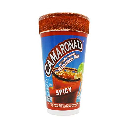 Camaronazo Spicy Picante Michelada Mix 24 Ounce Cup (6 Cups)