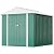 Greesum Outdoor Storage Shed 6 x 4 ft. Utility Tool Shed Metal Storage Garden Shed with Door & Lock for Patio Storage, Green