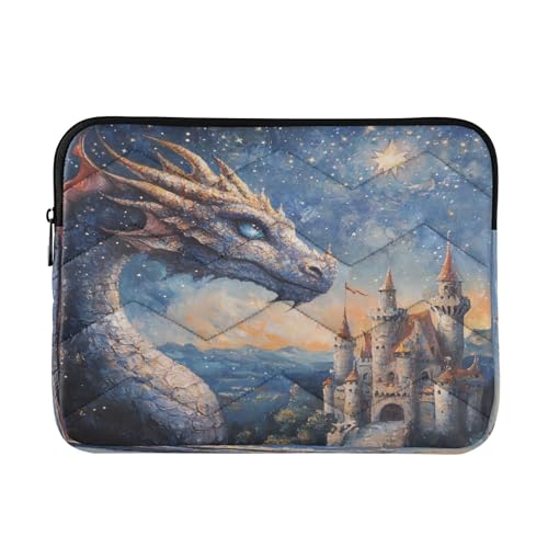 Funda para portátil Qilmy Dream Castle Dragon 15-16 pulg miniatura 1