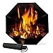 Ombrello pieghevole automatico Barbecue Fire Grill Compact Travel Umbrella Ombrello da sole per le donne e gli uomini