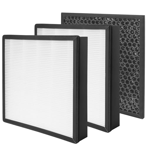 CFKREYA Smart S Replacement Filter Compatible with Smart Health Model S, 2 Efficiency Filter and 1 Carbon Filter