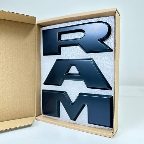 2019-23 RAM 1500,2500,3500 Grille Emblem, Black - Thumbnail 2