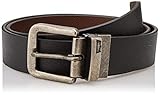  Levi\'s Men\'s Ben Reversible Belt Gürtel, Regular Black, 120 cm