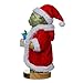 Kurt Adler Yoda in Santa Robe Nutcracker, 9-Inch, Red-Green