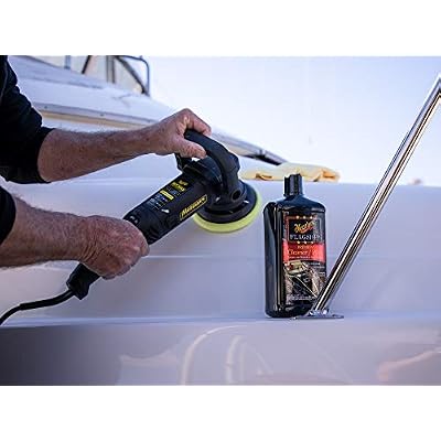 Meguiar's Flagship Premium Cleaner Wax M6132, Pro-Grade Boat and RV Cleaner Wax for Fiberglass and Gel Coats, Removes Defects, Boosts Gloss, and Applies Long-Lasting Protection in One Step, 32 Oz