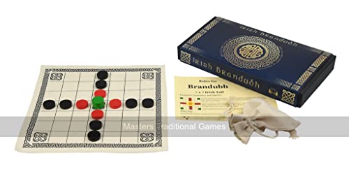 Masters Traditional Games Irish Brandubh (Cloth Board Game in Box) Cover