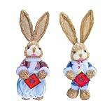 Fabriquées à partir de paille naturelle, ces figurines durables offrent une esthétique rustique et un entretien facile avec un simple dépoussiérage.