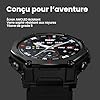 Amazfit T-Rex 3 Pro Montre Connectée Outdoor 48 mm, Écran AMOLED en Saphir, Lunette en Titane, GPS Double Bande, Cartes Hors Ligne, Lampe Intégrée, Autonomie 25 Jours, Smartwatch pour Android iPhone