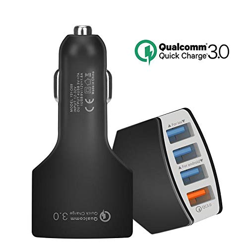 3.0 Quick Charge 30W Cargador Cargador de Viaje Enchufe Cargador USB Carga Rápida con 3 Puertos Carga rápida Adaptador de Corriente para iPhone x 8 7 Pocophone F1 Mix 3 A1 Samsung S10 S9 S8
