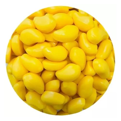 Juicy Jelly Peeled Gummy Mango lollies, Yellow Fruit-Shaped Sweets, 1kg