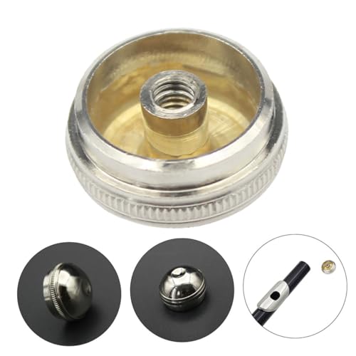 ibasenice 2pcs Flute Headjoint Screw Cap Flute End Cap Accessory Essential Repair Part for Woodwind Instruments - Thumbnail 6
