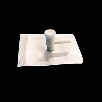 CAULYS Gas Sampling Bag, 1 PCS Gas Collection Bag, Aluminum Foil Air Bag, Sampling Bag Single/Double Valve, 5ml10L Capacity 1L, Double Valve, 1