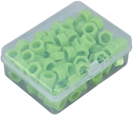 Dental Color Code Rings, 100Pcs Orthodontic Code Rings, Silicone Circle Dental Code Rings Instrument Autoclavable Rings for Labels & Rings, Suitable for Oral Hygiene and Dental Care
