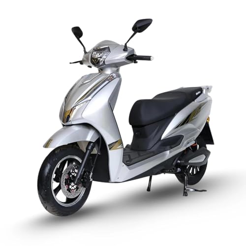 Image of ryoto Polo Speed Electric Scooter Non RTO with 80-100km Range, Lithium Battery, Key Less Start, LED Light, USB Charger, 3 Speed Modes, Anti-Theft, Alloy Wheels