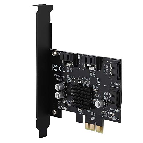 Scheda di espansione Raid SATA3.0 a 4 Porte, Scheda Controller PCI-e x1 SATA III 6G da SATA 3.0 a PCI Express per Marvell 88SE92xx