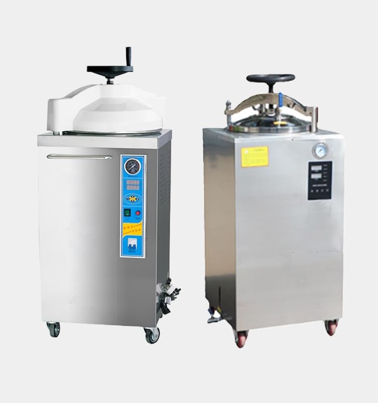 Lab Autoclave Vertical Stainless Steel with Hand Wheel 35L/50L/75L/100L (75L)