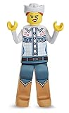 Disguise Lego Cowgirl Prestige Costume, Multicolor, Small (4-6)