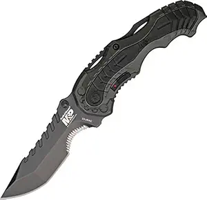 Smith & Wesson SWMP6S Slate Gray Black Blade MAGIC Spring Assisted Knife